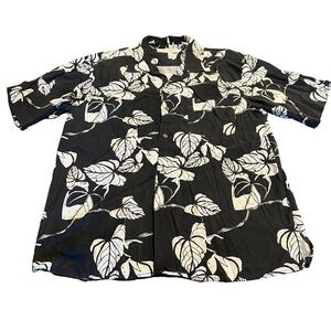 Island Republic Men’s 100% Silk Caribbean Hawaiian Short Sleeve Shirt Size XL